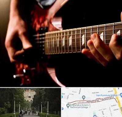 آموزشگاه گیتار الکتریکی در بلوار معلم رشت