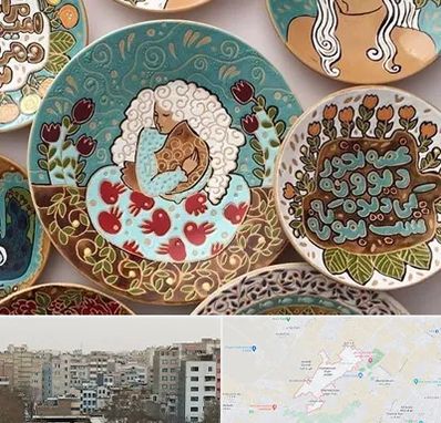 آموزش نقاشی زیر لعابی در محمد شهر کرج 