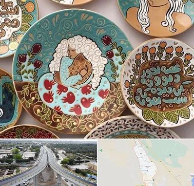 آموزش نقاشی زیر لعابی در اندیمشک