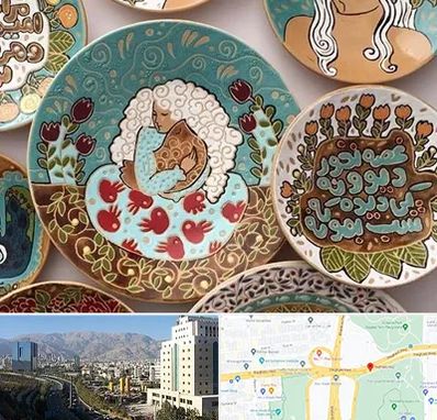 آموزش نقاشی زیر لعابی در حقانی 