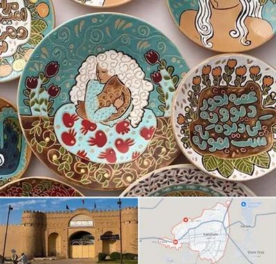 آموزش نقاشی زیر لعابی در ایرانشهر