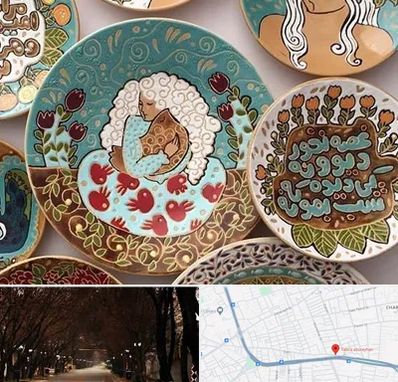 آموزش نقاشی زیر لعابی در ابوریحان تبریز