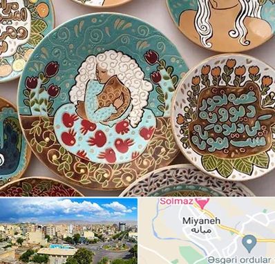 آموزش نقاشی زیر لعابی در میانه