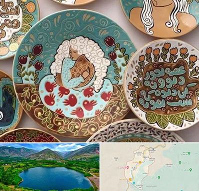 آموزش نقاشی زیر لعابی در رودبار