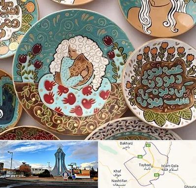 آموزش نقاشی زیر لعابی در تایباد