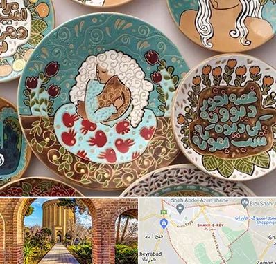 آموزش نقاشی زیر لعابی در شهر ری