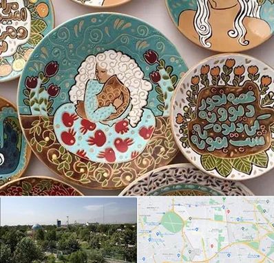 آموزش نقاشی زیر لعابی در منطقه 16 تهران 