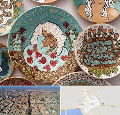 آموزش نقاشی زیر لعابی در بندر ماهشهر