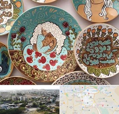 آموزش نقاشی زیر لعابی در منطقه 20 تهران