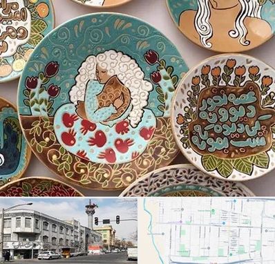 آموزش نقاشی زیر لعابی در 17شهریور