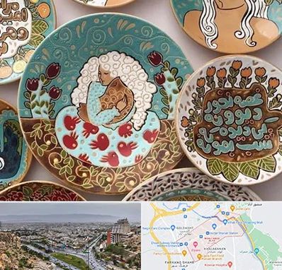 آموزش نقاشی زیر لعابی در معالی آباد شیراز 