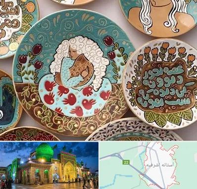 آموزش نقاشی زیر لعابی در آستانه اشرفیه