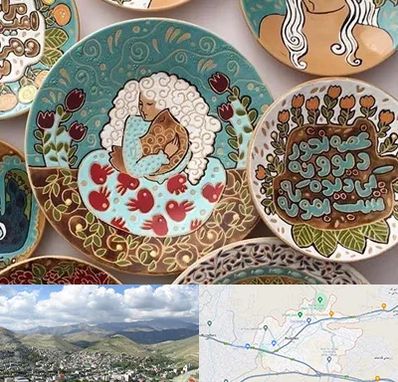 آموزش نقاشی زیر لعابی در رودهن