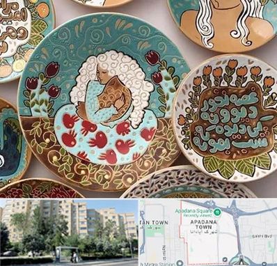 آموزش نقاشی زیر لعابی در آپادانا