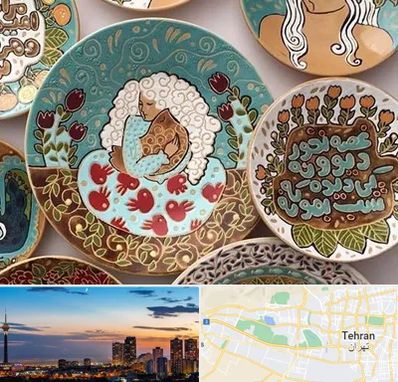 آموزش نقاشی زیر لعابی در غرب تهران 