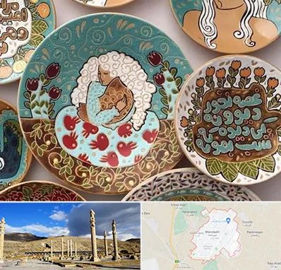 آموزش نقاشی زیر لعابی در مرودشت