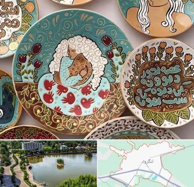 آموزش نقاشی زیر لعابی در لنگرود