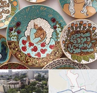 آموزش نقاشی زیر لعابی در اوین