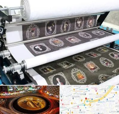 چاپ روی پارچه در میدان ولیعصر 