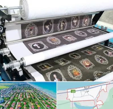 چاپ روی پارچه در نور