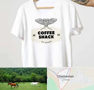 چاپ روی لباس در چمستان