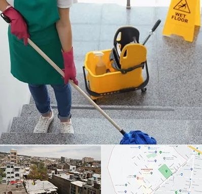 نظافت راه پله در شمیران نو