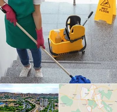 نظافت راه پله در شهریار