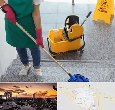 نظافت راه پله در قوچان