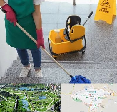 نظافت راه پله در بجنورد