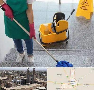 نظافت راه پله در سبزوار