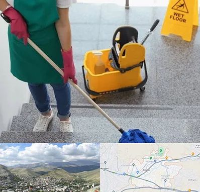 نظافت راه پله در رودهن