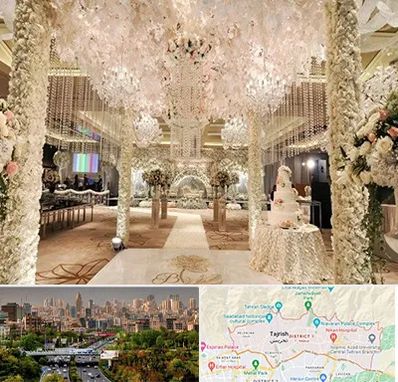 تالار عروسی ارزان در منطقه 1 تهران