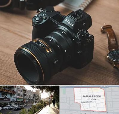 عکاسی بیومتریک در خیابان جمالزاده