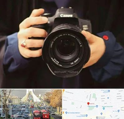 عکاسی لاتاری در خیابان آزادی 