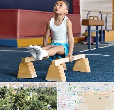 مدرسه ژیمناستیک در منطقه 13 تهران 