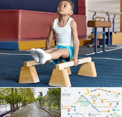 مدرسه ژیمناستیک در خیابان ارم شیراز 