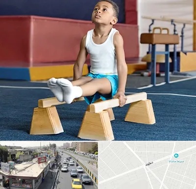 مدرسه ژیمناستیک در خیابان دماوند