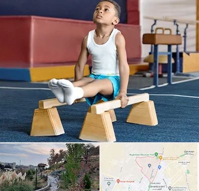 مدرسه ژیمناستیک در باغستان کرج 