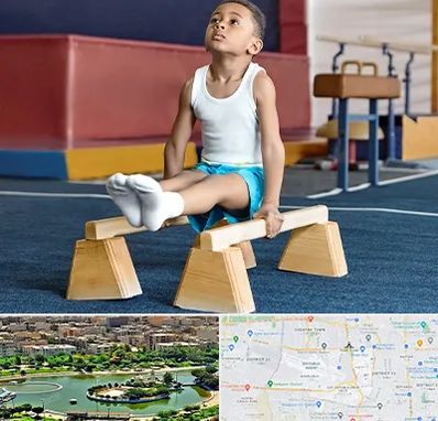 مدرسه ژیمناستیک در منطقه 9 تهران 