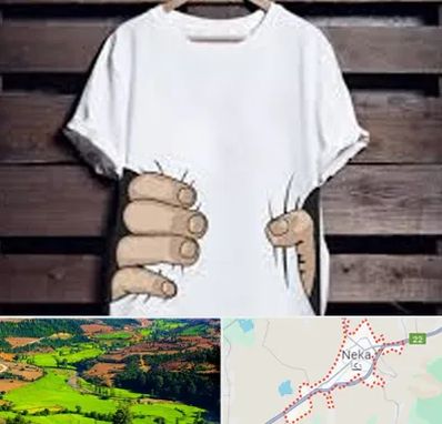 چاپ روی تیشرت در نکا
