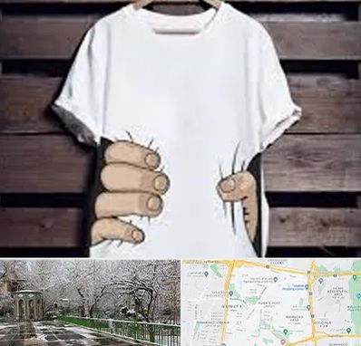 چاپ روی تیشرت در باغ فیض 