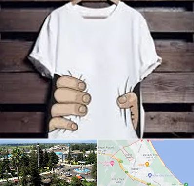 چاپ روی تیشرت در رودسر