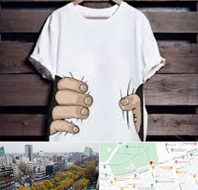 چاپ روی تیشرت در بلوار کشاورز 