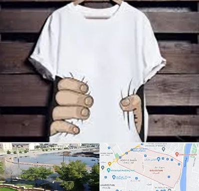 چاپ روی تیشرت در گلستان اهواز 