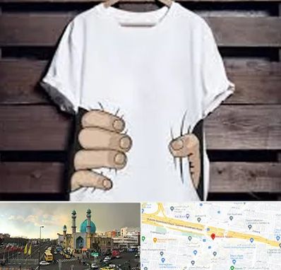 چاپ روی تیشرت در رسالت 