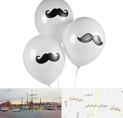 چاپ روی بادکنک در میدان خراسان