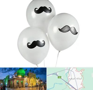 چاپ روی بادکنک در آستانه اشرفیه