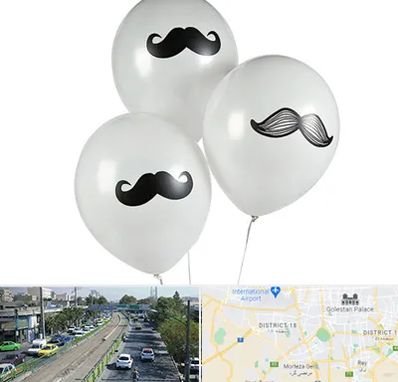 چاپ روی بادکنک در جنوب تهران 