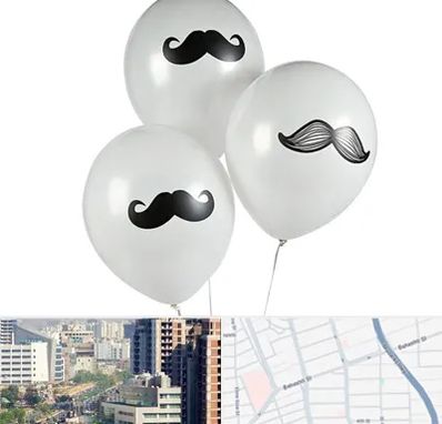 چاپ روی بادکنک در خیابان بهشتی