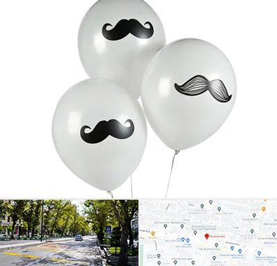 چاپ روی بادکنک در میرداماد 